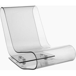 Fauteuil long transparent...