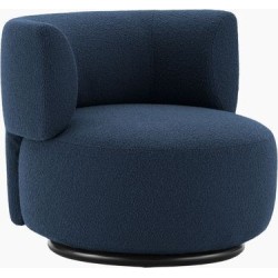 Fauteuil en tissus bouclé...